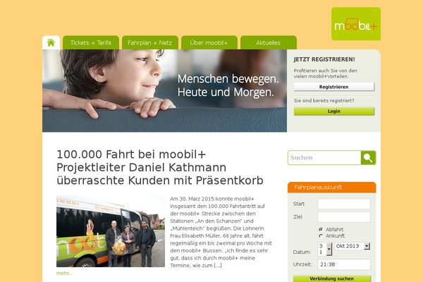 WordPress website example screenshot