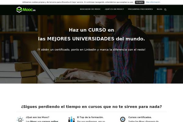 mooc.es site used Educationpress