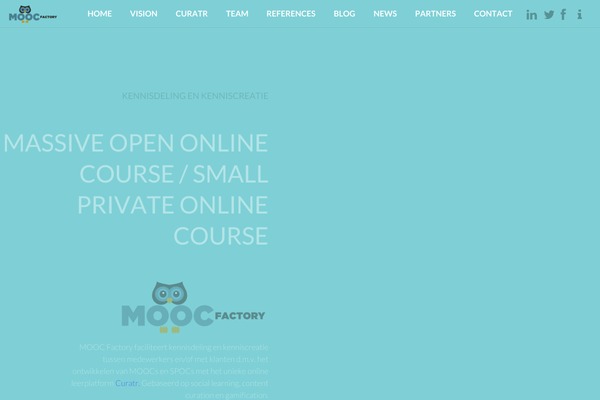 moocfactory.nl site used Pandorabox