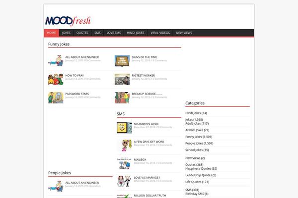 WordPress website example screenshot