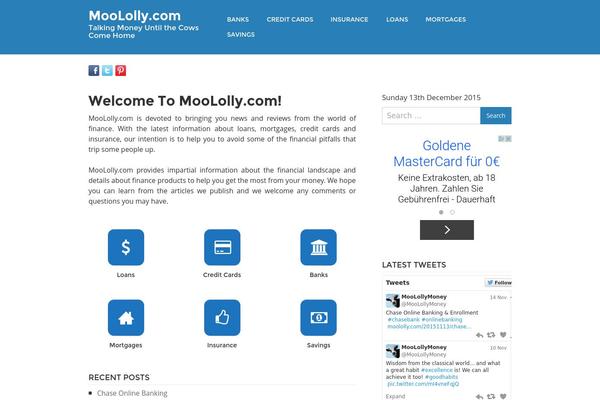 WordPress website example screenshot