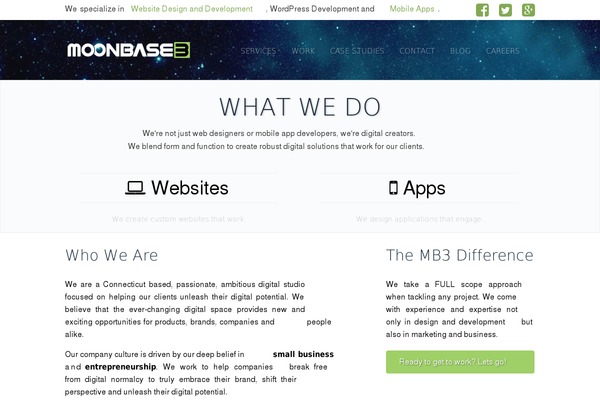 moonbase3.com site used Mb3