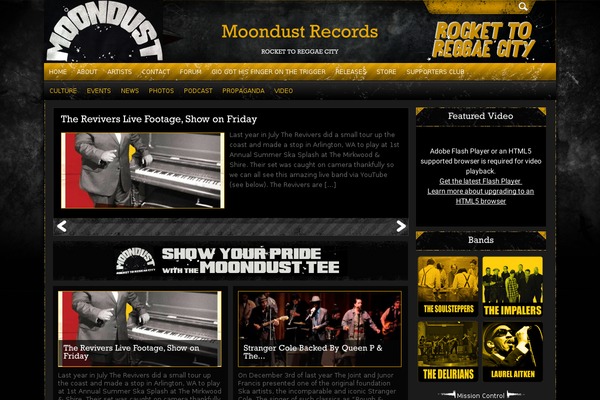 moondustrecords.com site used Gamerpress