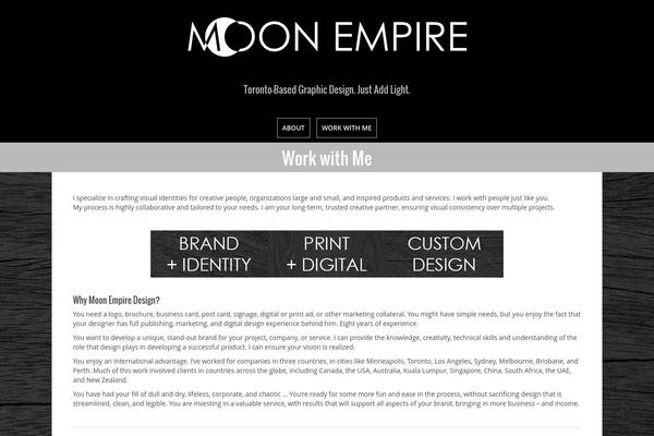 Core theme site design template sample