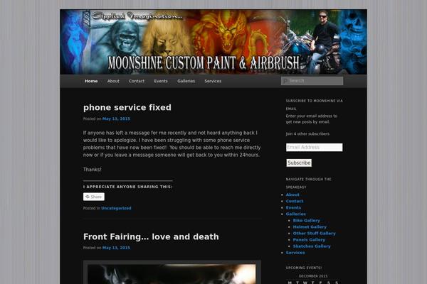 WordPress website example screenshot
