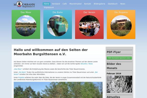 WordPress website example screenshot