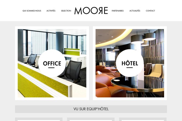 mooredesign.fr site used Moore