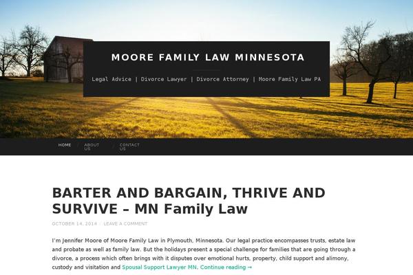 WordPress website example screenshot
