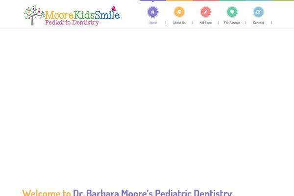 Kids-world theme site design template sample