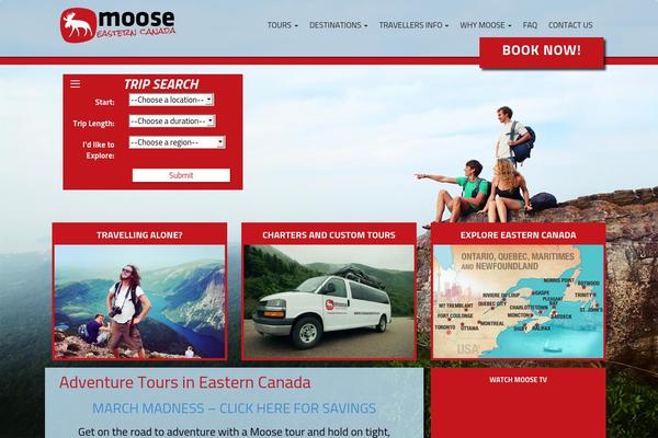 moosetravel.com site used Moosenetwork