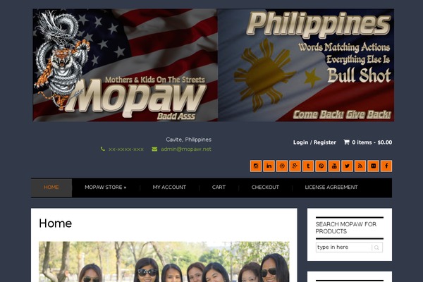 mopaw.net site used Blog Start