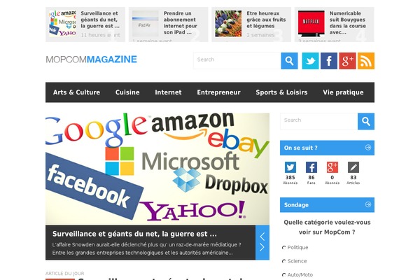WordPress website example screenshot