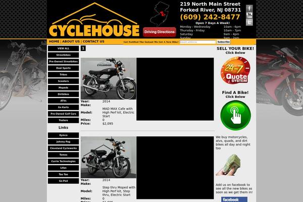 mopedsnj.com site used Cyclehouse