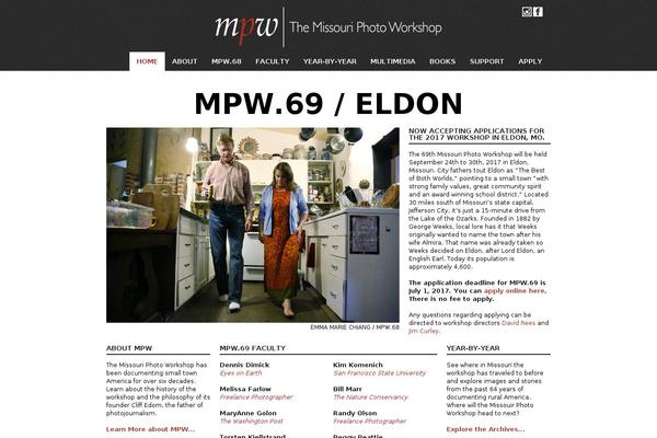 mophotoworkshop.org site used Mpw