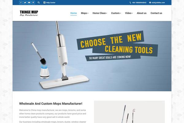 The7 theme site design template sample