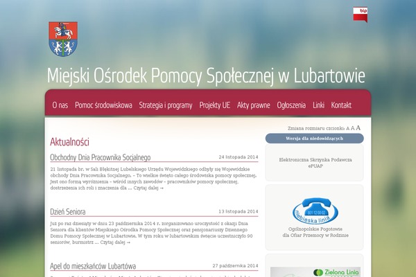 mops-lubartow.pl site used Mops