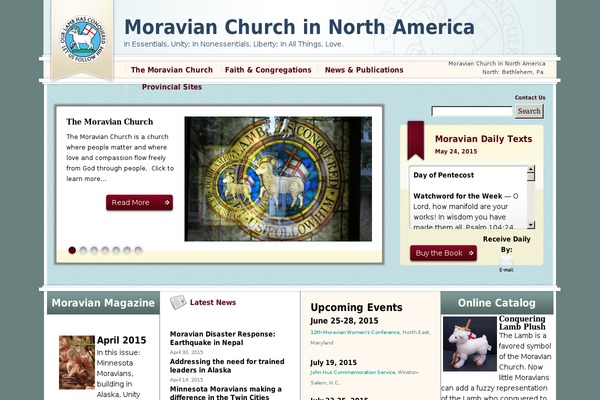 moravian.org site used VoiceChild