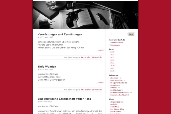 mord-und-buch.de site used Flieder