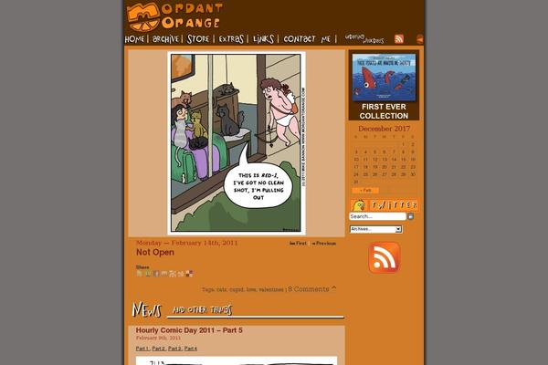 Comicpress V theme site design template sample