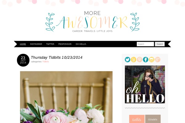 Adelle theme site design template sample