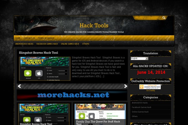 morehacks.net site used Gamerpress