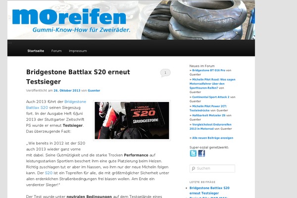 WordPress website example screenshot
