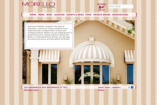 Morello theme site design template sample