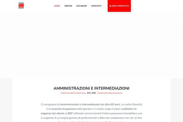 Residence Child theme site design template sample