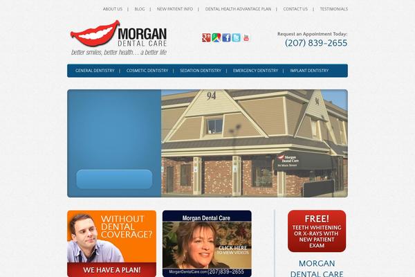 Morgan theme site design template sample