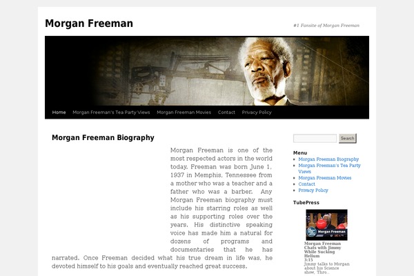 Twenty Ten theme site design template sample