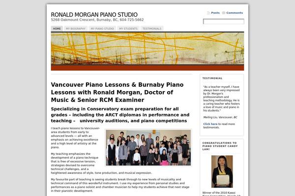 WordPress website example screenshot