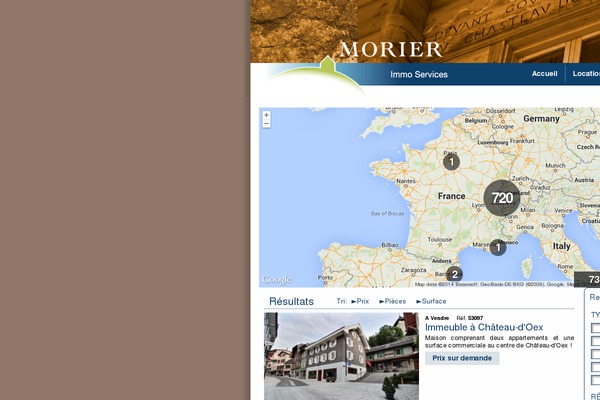 morierservices.ch site used Publimmo-v2
