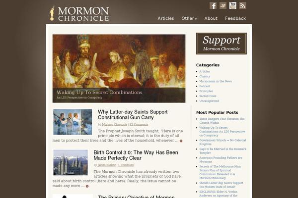 mormonchronicle.com site used Mormonchronicle