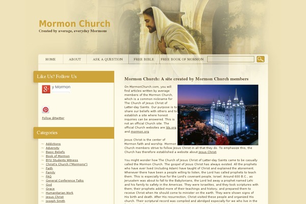 mormonchurch.com site used Mormonchurch_theme