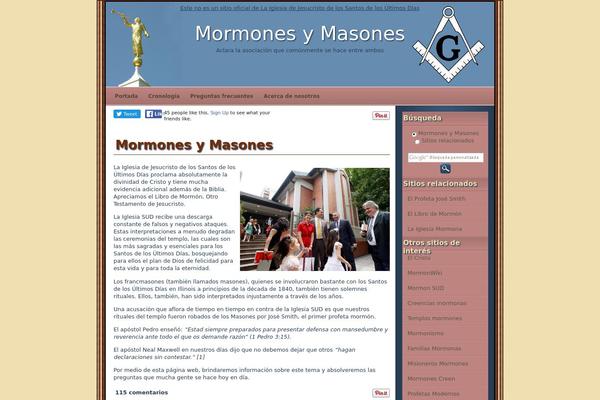 mormonesymasones.com site used Mormonesymasons