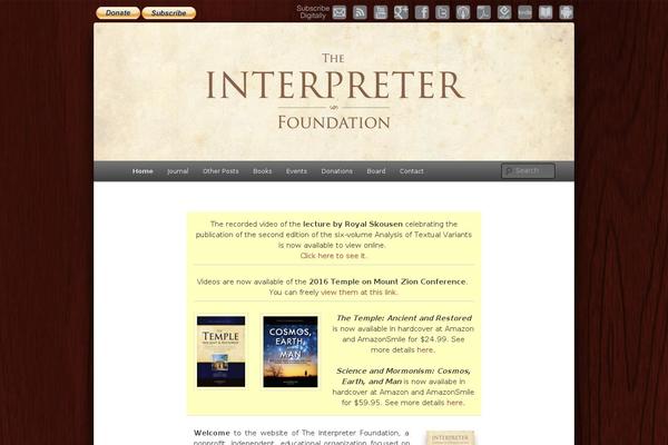 mormoninterpreter.com site used Journalcustom
