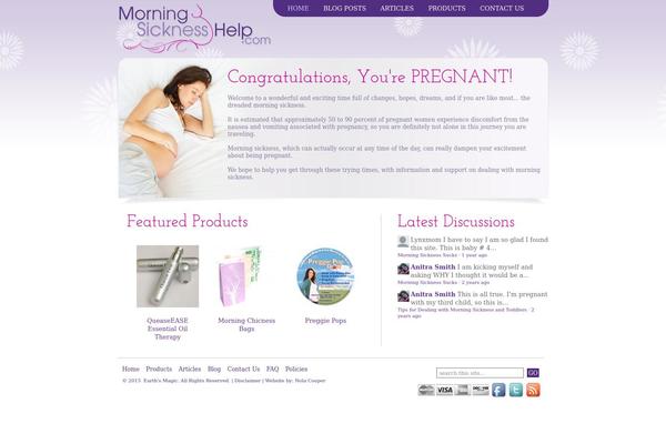 Morning theme site design template sample