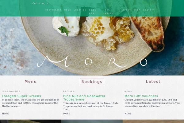 Moro theme site design template sample