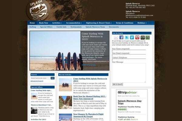 moroccoadventuretours.com site used Quickrise