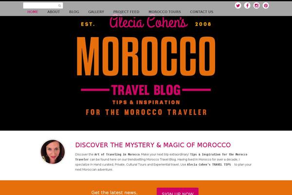 moroccotravelblog.com site used Thevoux-wp.com