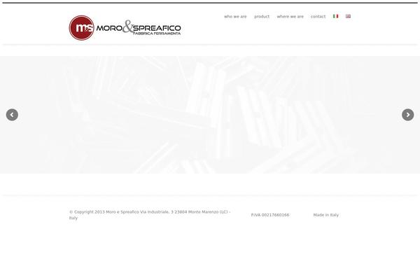 moroespreafico.it site used Advanced [theme In Modified Directory]