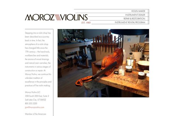 morozviolins.com site used Moreover