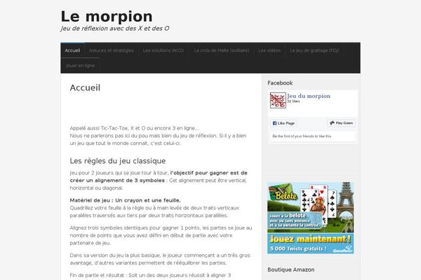 Morphic theme site design template sample