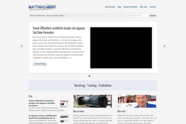 WordPress website example screenshot