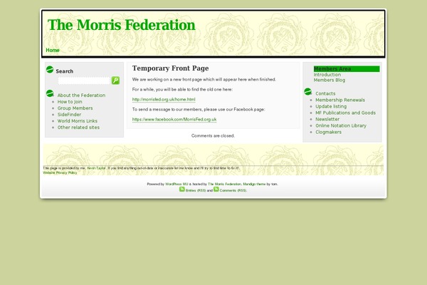 morrisfed.org.uk site used Mandigo-hacked