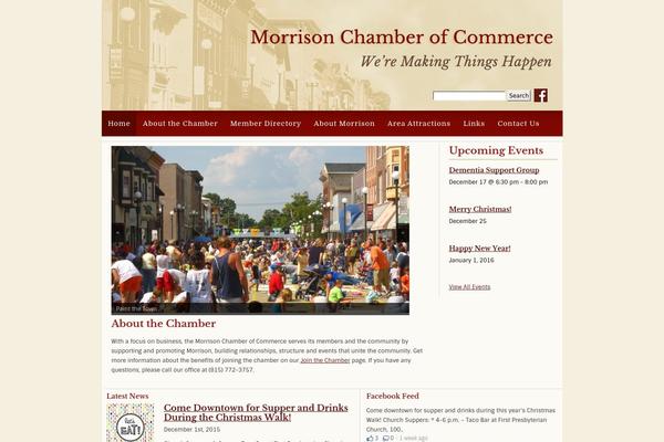morrisonchamber.com site used Chamber-theme