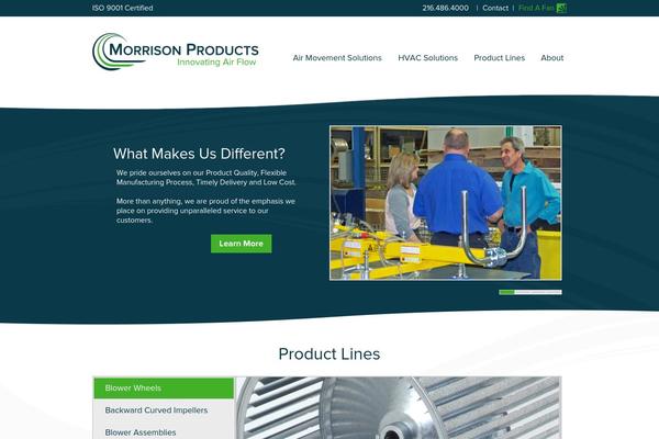 Morrison theme site design template sample