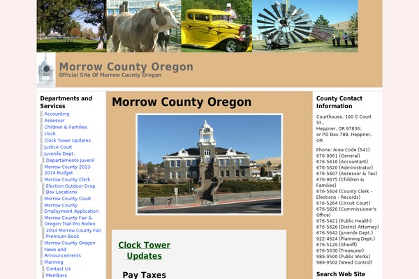 WordPress website example screenshot