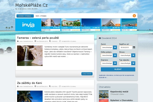 morskeplaze.cz site used Traveleg