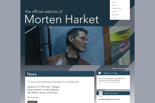 mortenharket.com site used Catch-sketch